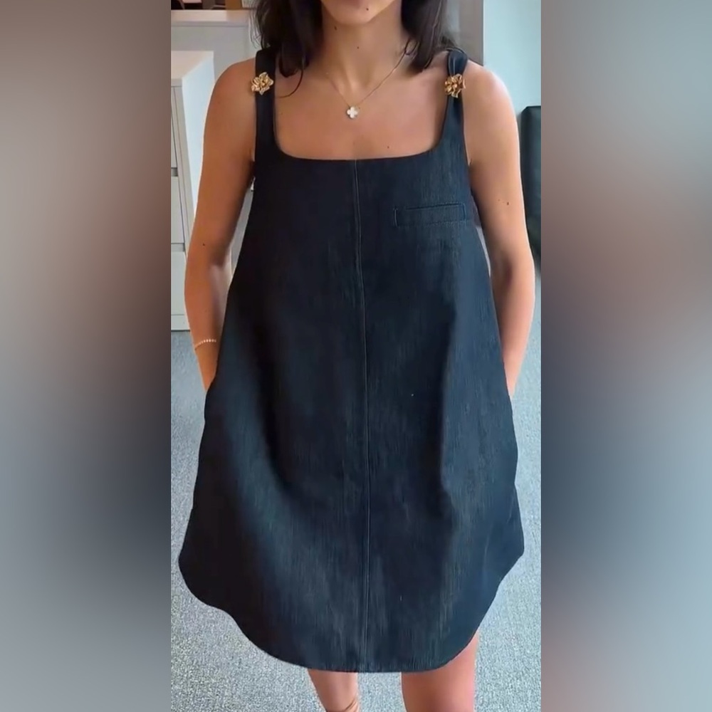 COS Dark Blue Mini Dress